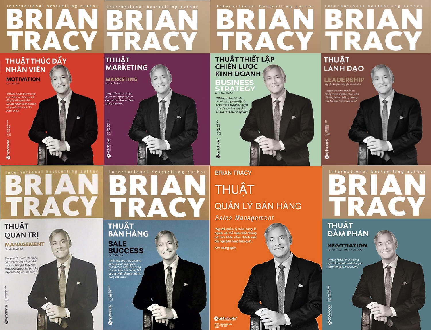 nguyetlinhbook - Combo 8 Cuốn Sách Của Brian Tracy.