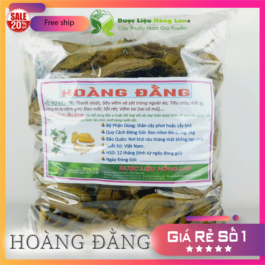 [FreeshipMAX] Combo 2kg Hoàng Đằng khô - duoclieuhonglan