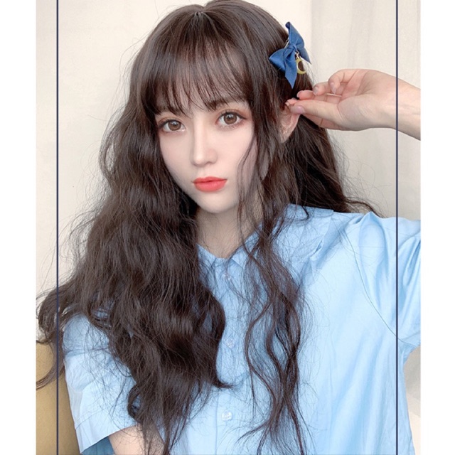 Tóc giả xù 🥰🥰FREESHIP😍 nguyên đầu mã 8184