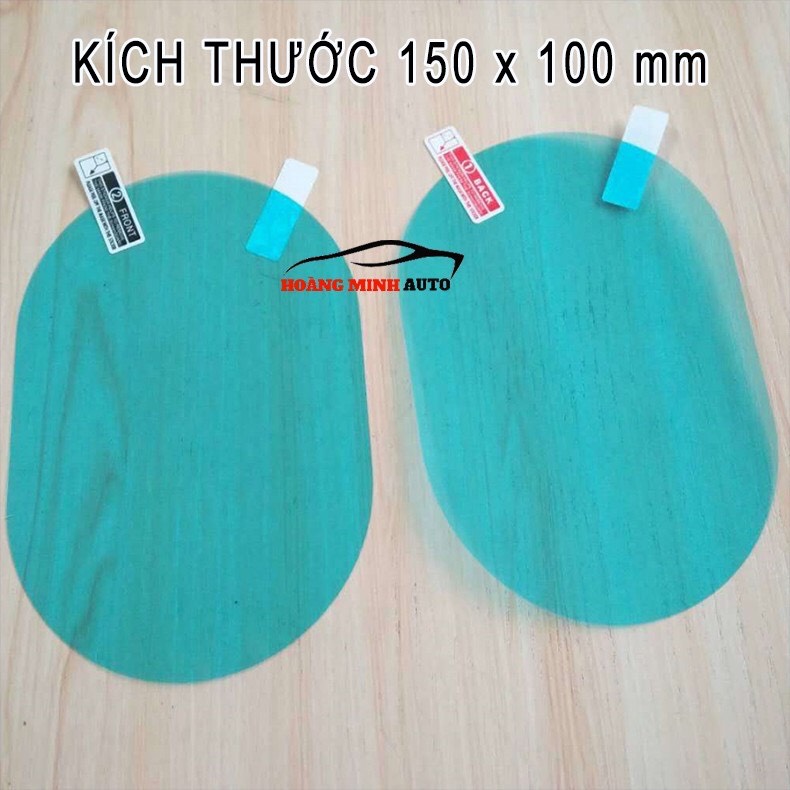 Bộ 2 miếng dán gương chống bám nước, mờ gương