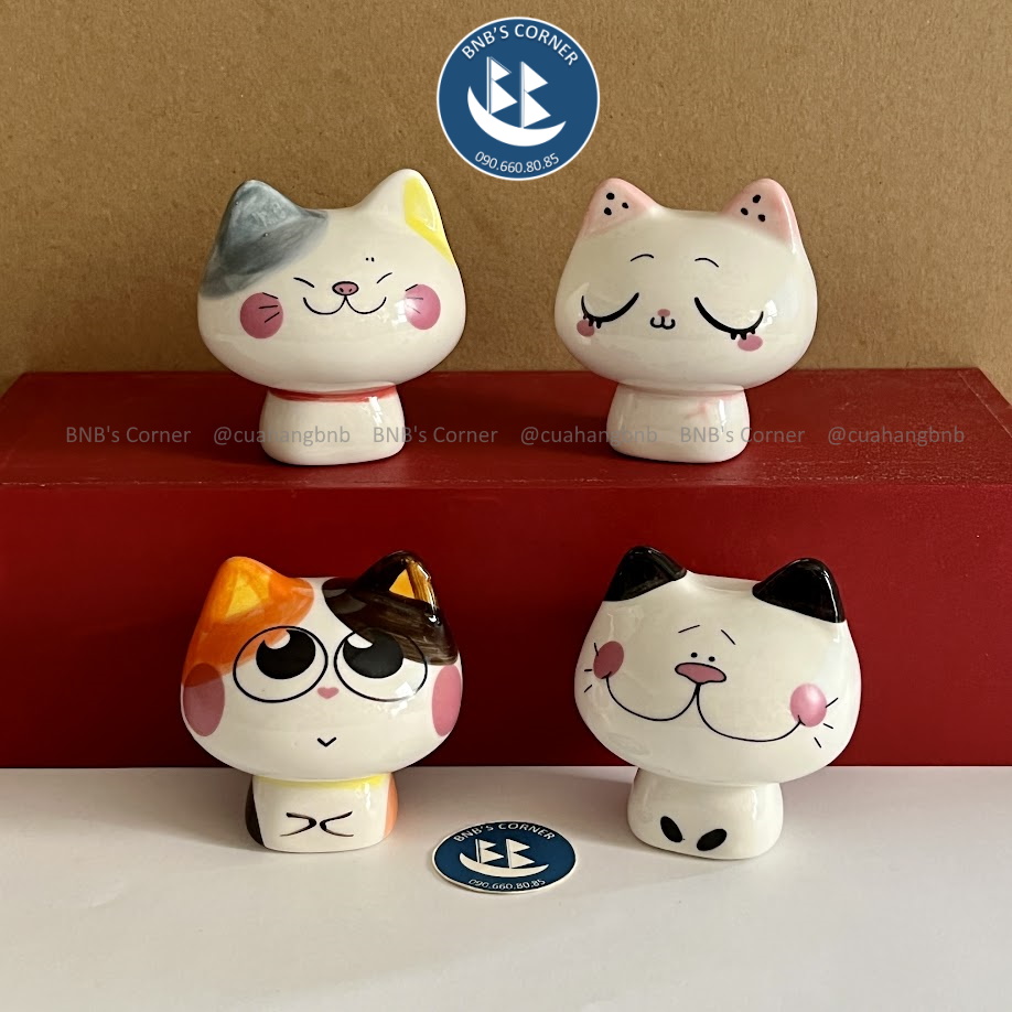 [BNB's Corner] Mô hình mèo sứ biểu cảm siêu cưng