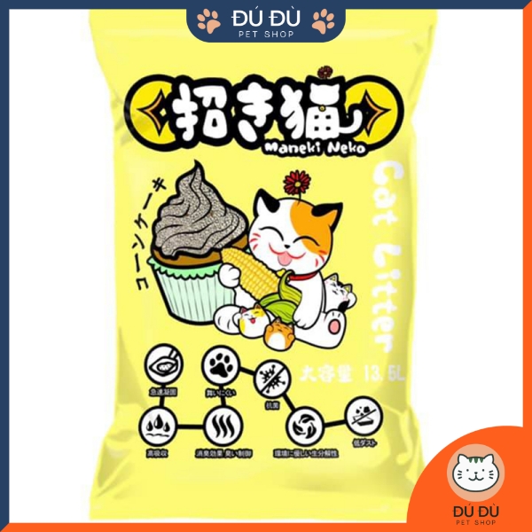 Cát Vệ Sinh Mèo Nhật Bản Maneki Neko 5L