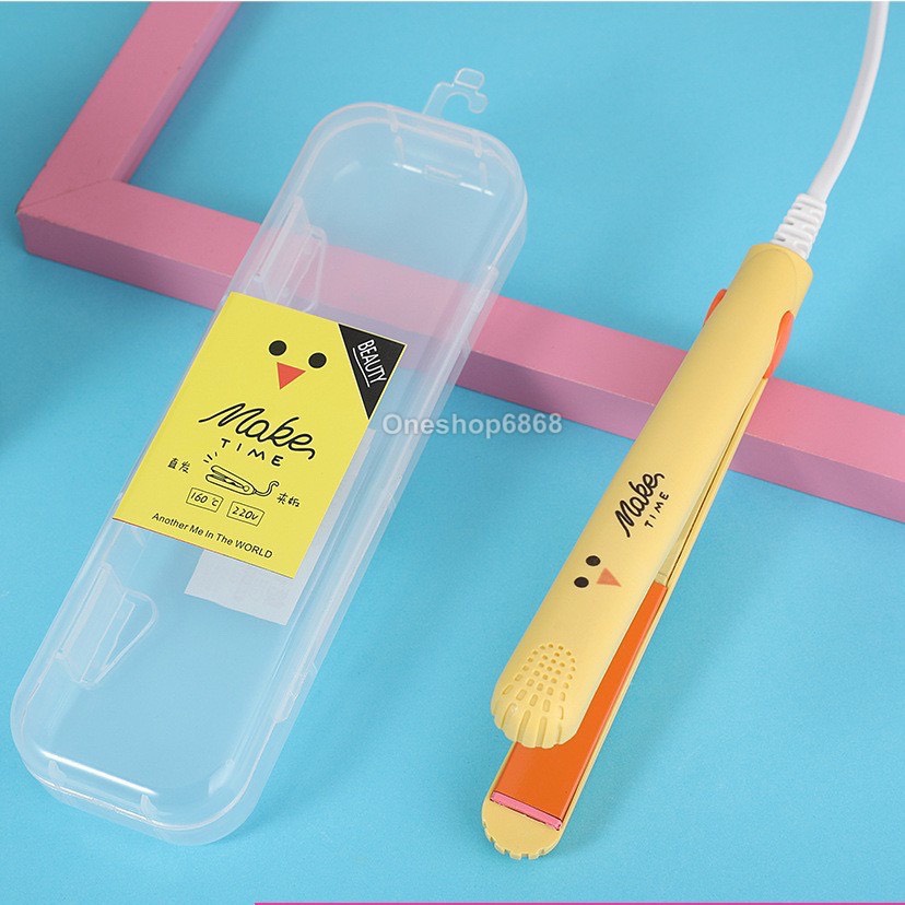 Máy Ép Tóc Mini MakeTime, Máy Là Tóc Mini, Máy Uốn Tóc Mini Bảo Hành Lỗi 1 Đổi 1 Mut