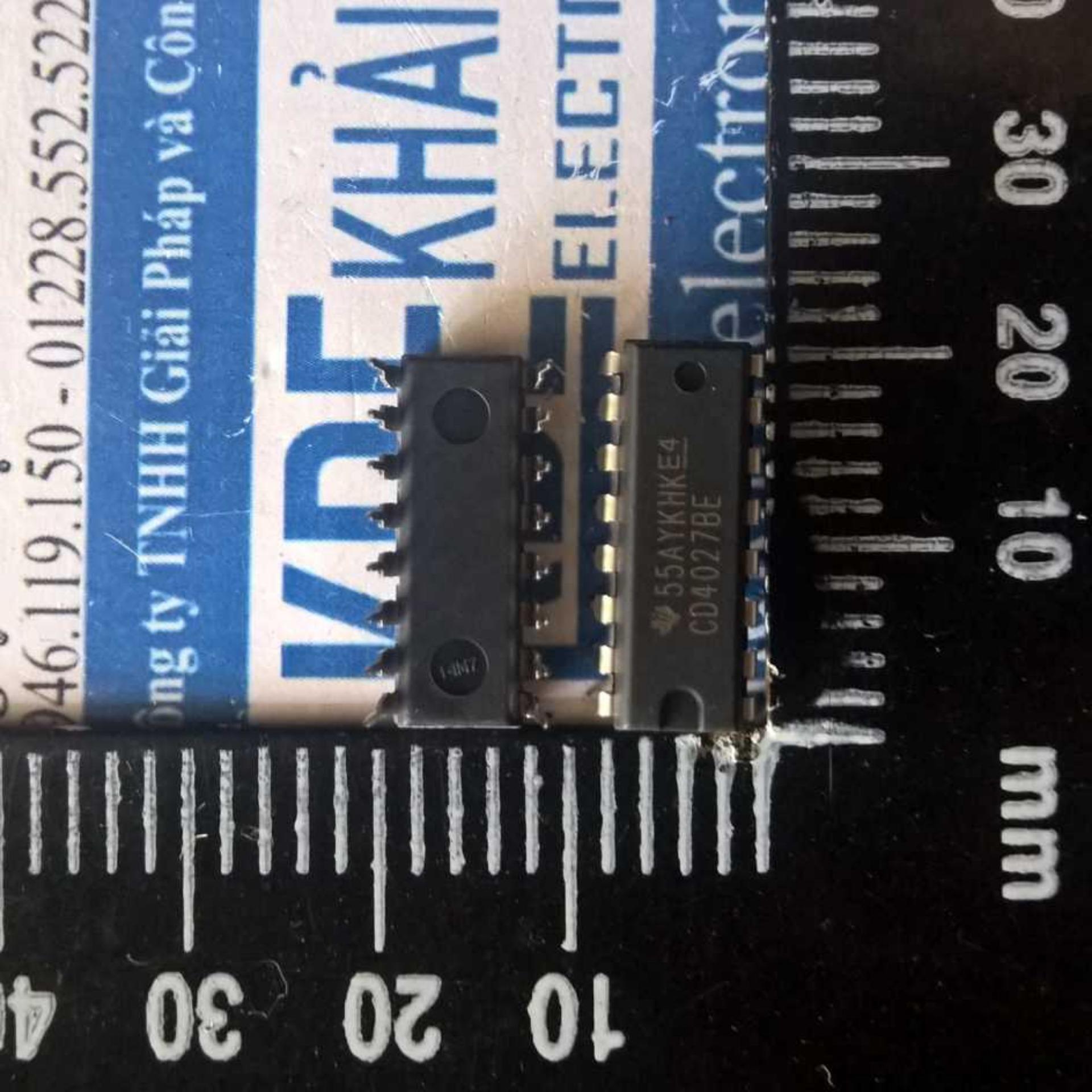 5 con cd4027be cd4027 4027 dip-16 ic 2 j-k flip flop kde1360
