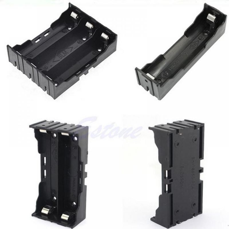 ( khay 2p)Đế Pin 18650 loại chân cho hàn mạch