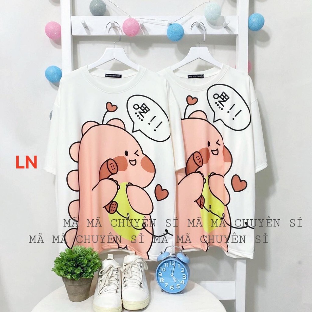 Áo phông khủng long nghe điện LN12