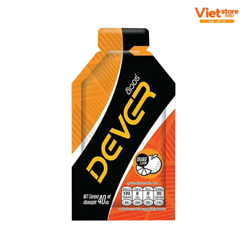 Gel Năng Lượng Dạng Lỏng DEVER 40ML 120Kcal