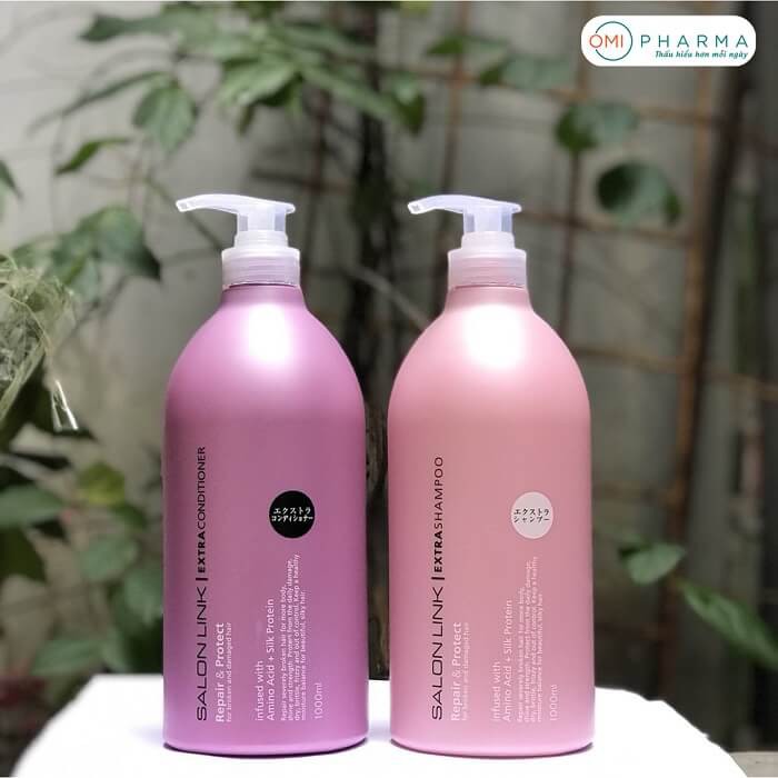 [Tặng Quà] Bộ Dầu Gội Xả Siêu Dưỡng & Phục Hồi Tóc Salon Link Extra