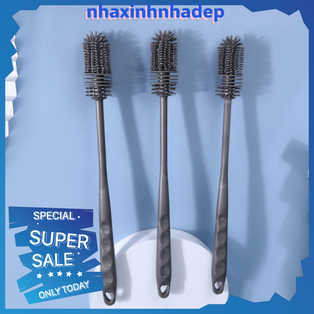 Cọ rửa ly B84 chất liệu silicone cọ rửa bình sữa cho em bé cây rửa ly đồ gia dụng tiện lợi NXNDB84