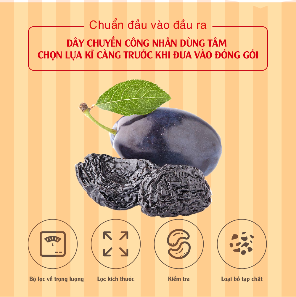 [Chính hãng] Mận sấy dẻo nhập khẩu 120g Dan D Pak