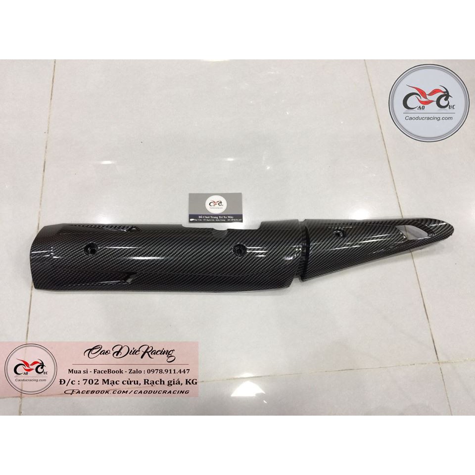 ốp pô lớn Ex150 che bô lớn ex150 Sơn cacbon