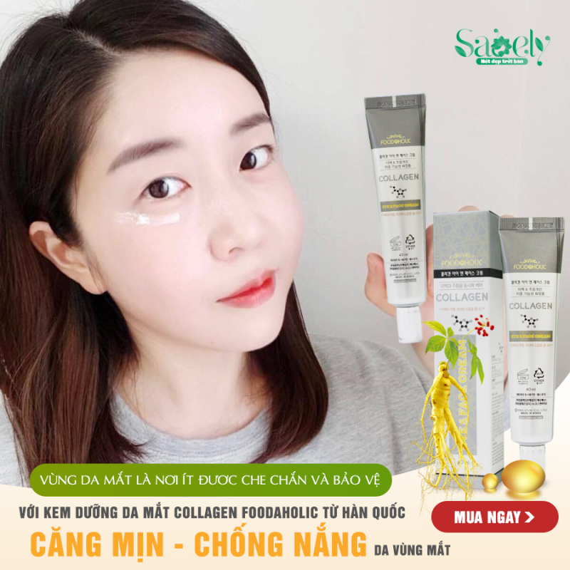 Kem dưỡng da mắt Collagen Foodaholic giá rẻ