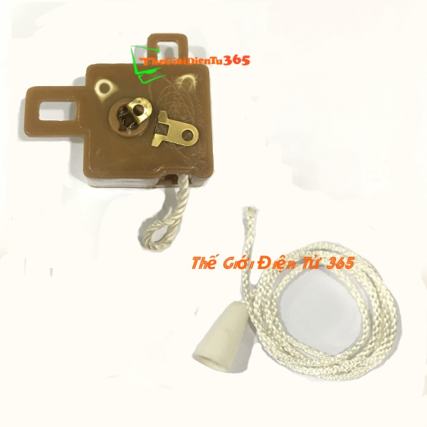 Công tắc quay giật dây cho quạt treo tường