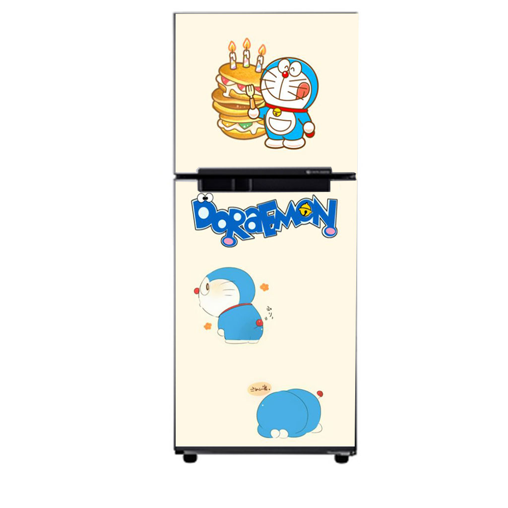 [HCM]Decal dán trang trí tủ lạnh Doraemon Mẫu 5