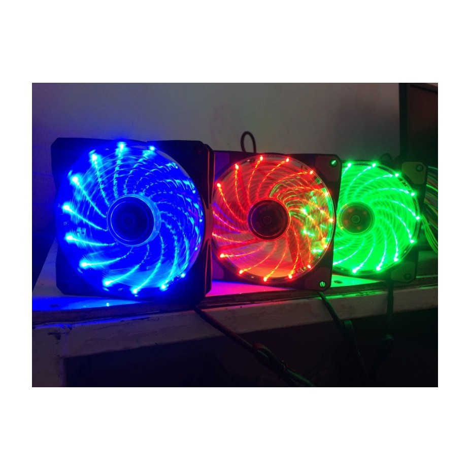 Quạt làm mát cpu | fan case led 33 bóng màu ĐỎ