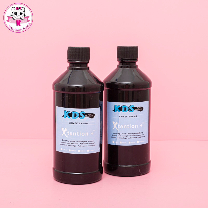 Lưu huỳnh đắp bột, nặn hoa kds 2in1, chảy dẻo nhập khẩu mỹ chính hãng chai 118ml / 250ml / 500ml - kitty nails supply