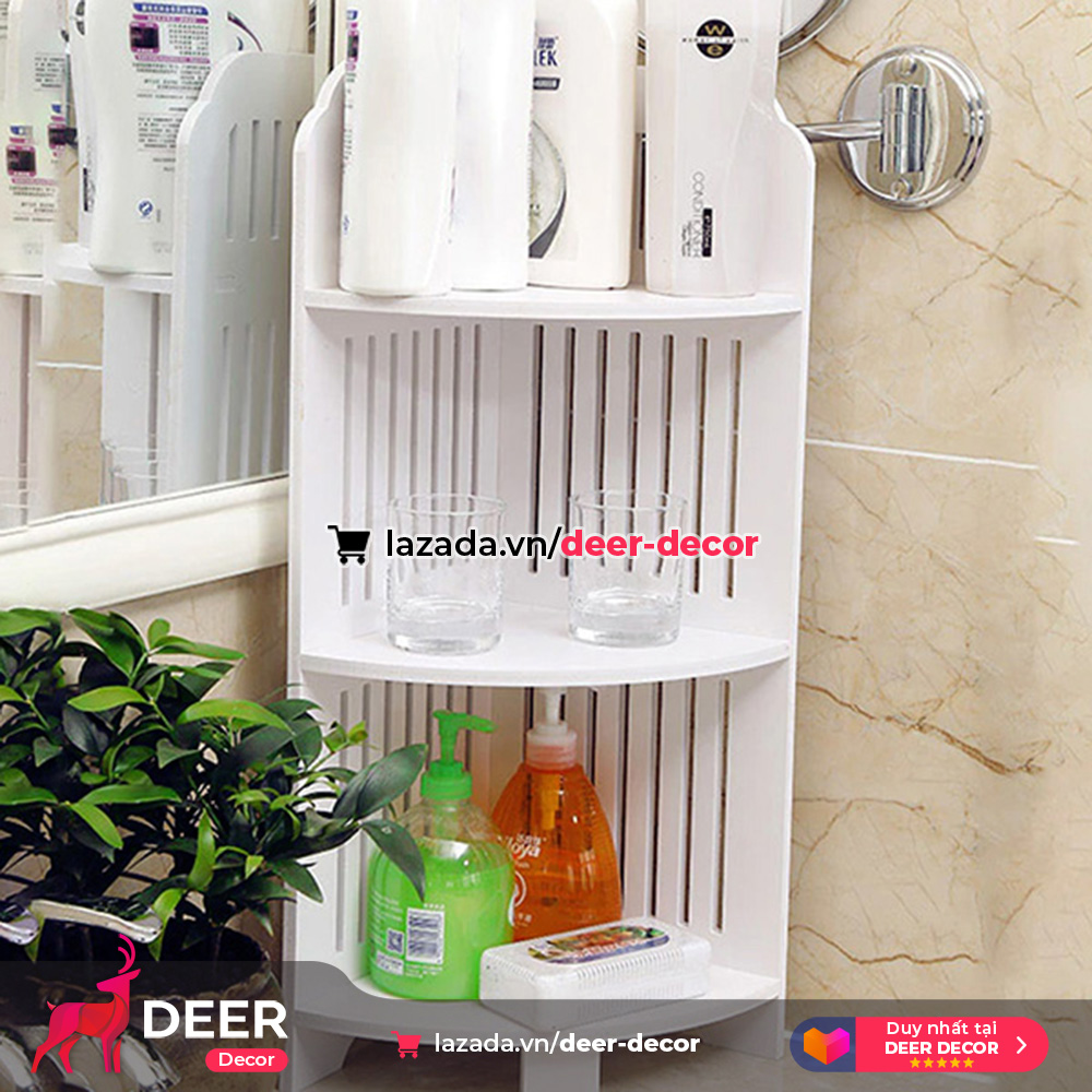 Kệ Góc Để Mỹ Phẩm, Để Phòng Tắm 60X22cm - DEER DECOR