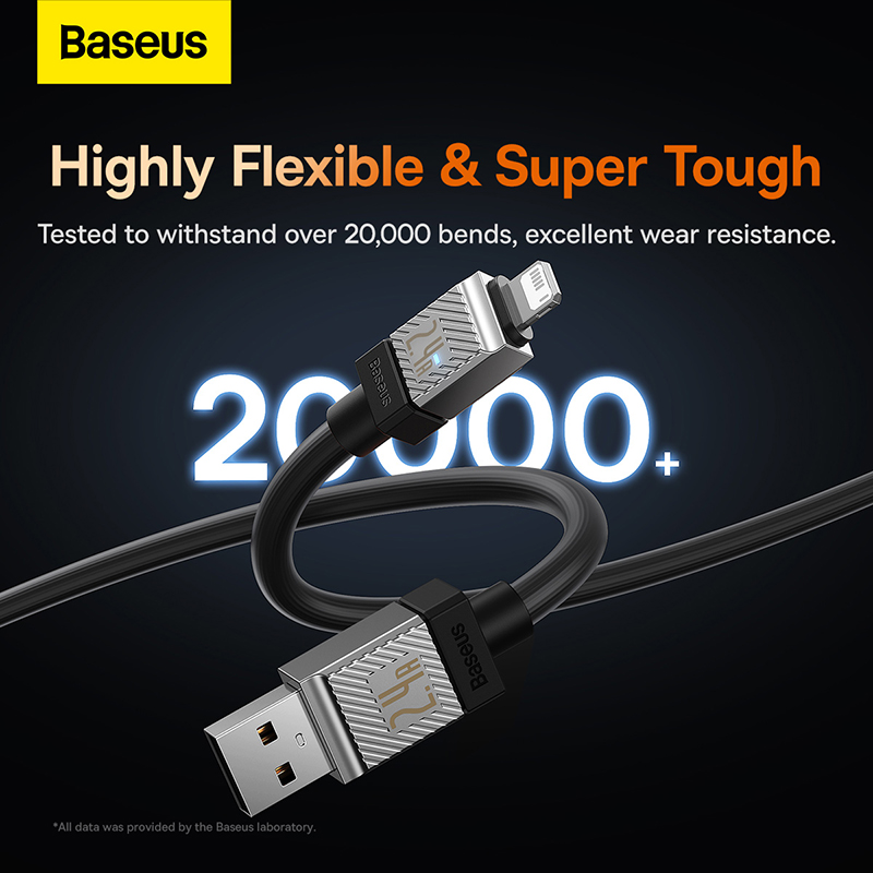 Cáp sạc nhanh Baseus CoolPlay Series Fast Charging Cable USB to iP 2.4A