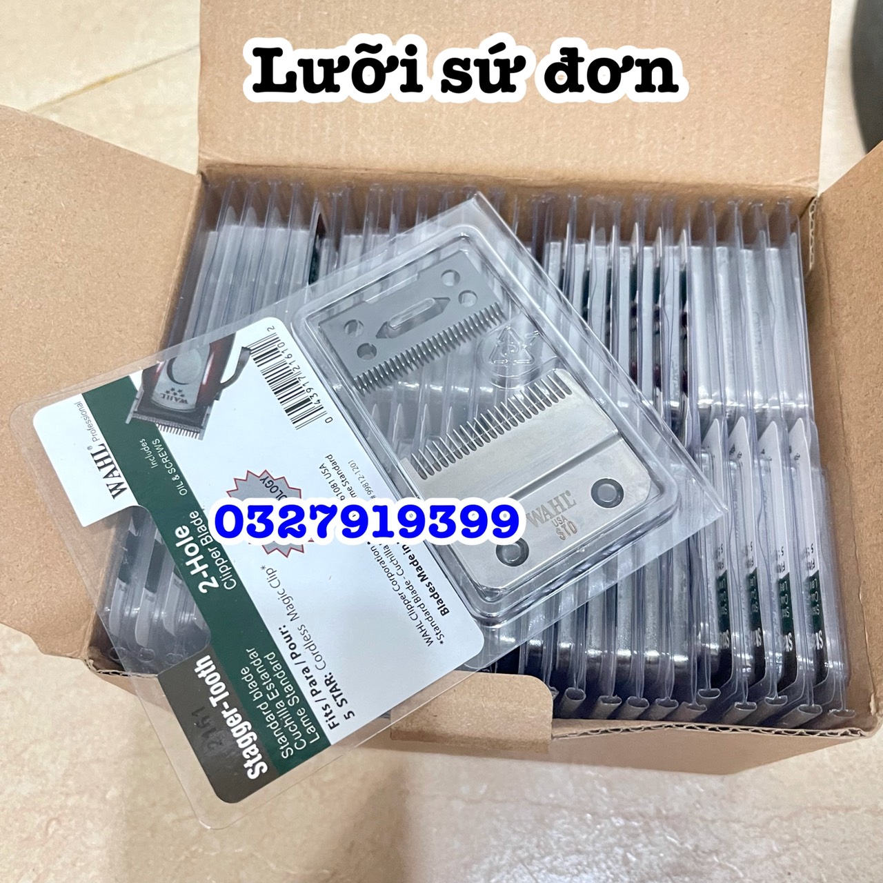 Lưỡi kép sứ WAHL sứ đen mài chuốt