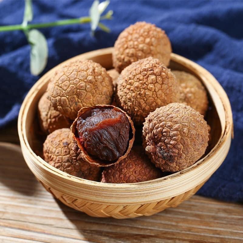 1kg vải thiều sấy khô nguyên quả siêu ngon