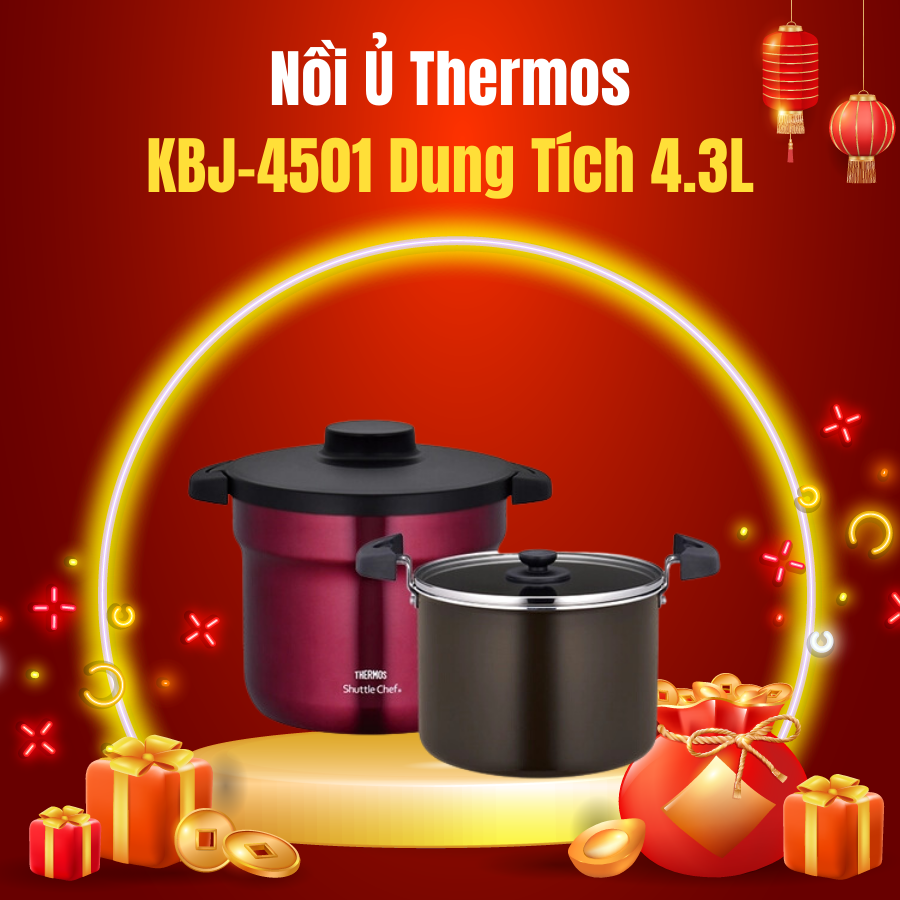 Nồi ủ Thermos KBJ-4501 dung tích 4.3L