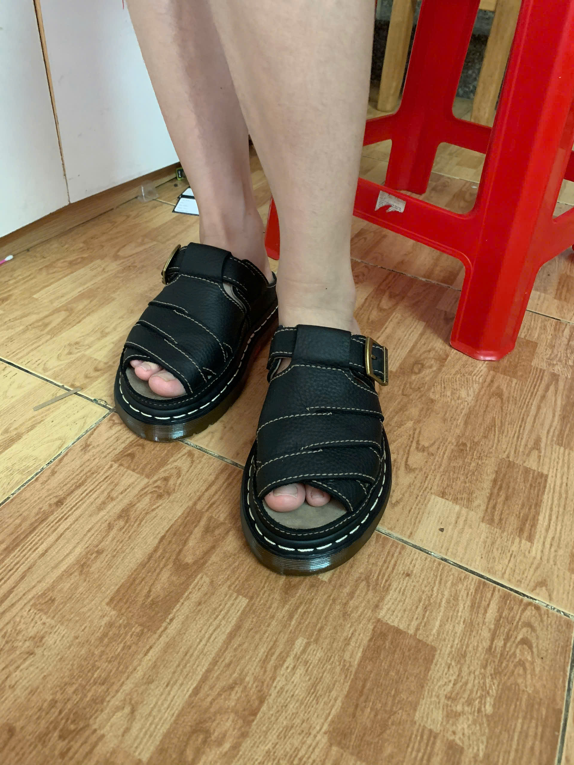 Dép Dr Martens 2007 new ThaiLan Da Bò Full Hộp
