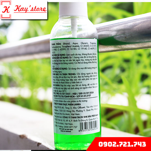 [Combo 20 chai] Chai xịt khuẩn HapiCare+ Mini bỏ túi (Dung tích 100ml)