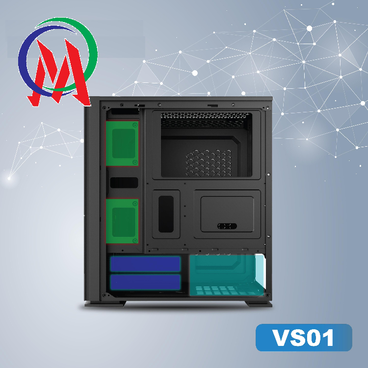 [HCM]Vỏ case máy tính VSP VS01 Gaming Mặt Trước Lưới