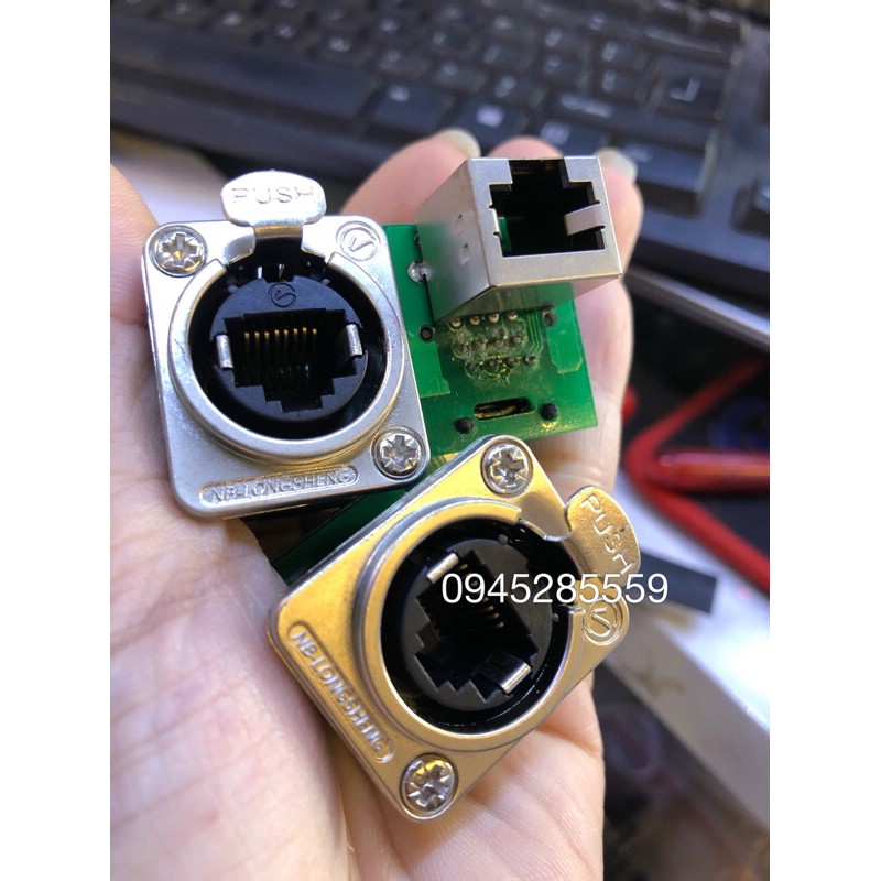 Ổ cắm mạng rj45 bắt bệ ....