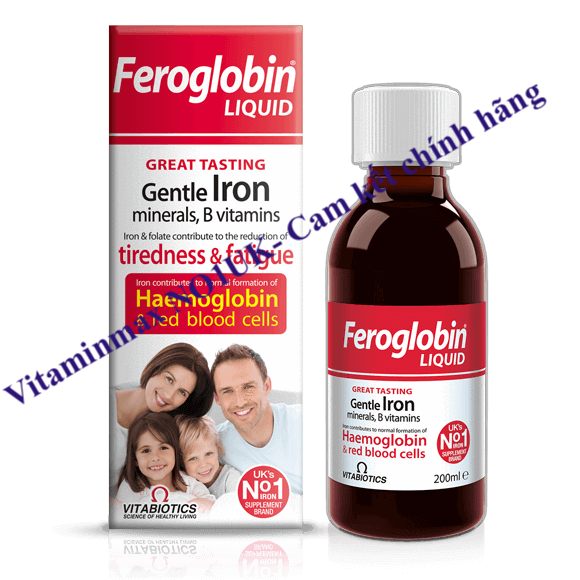 Thuốc bổ máu dạng lỏng - Feroglobin Liquid