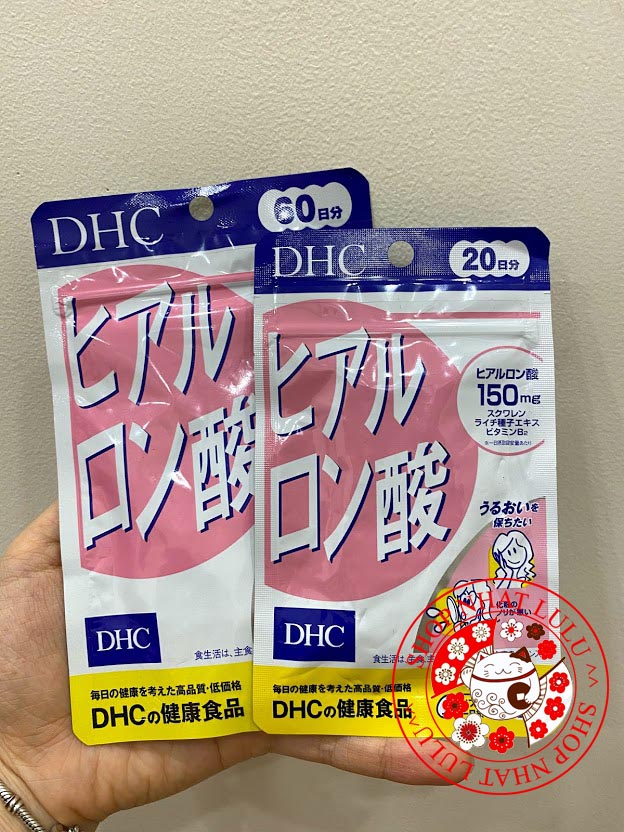 Viên Uống cấp nước HA DHC Hyaluronic Acid Cấp Ẩm Cho Da 60 Ngày Nhật bản