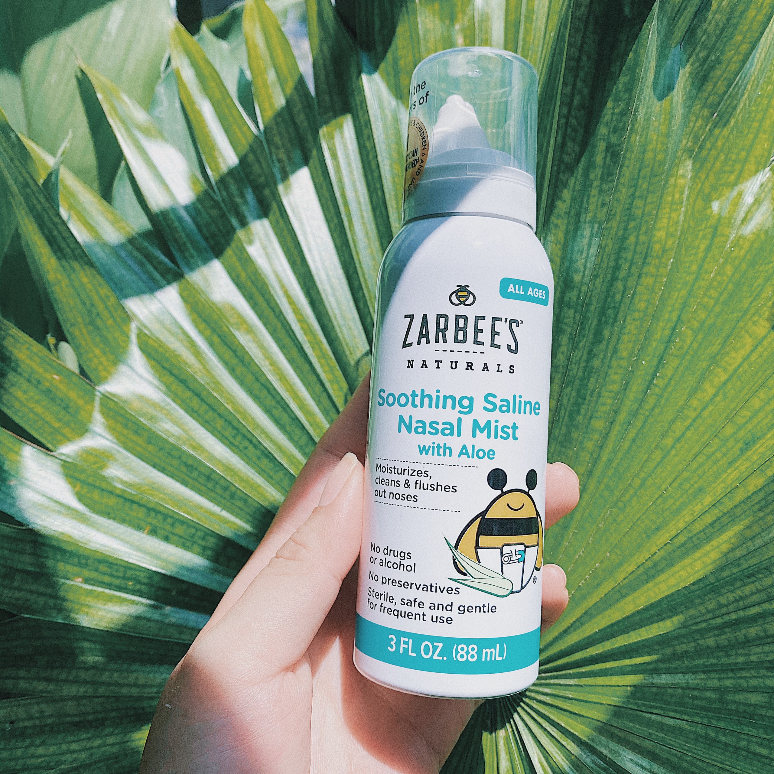 Xịt mũi lô hội giữ ẩm Zarbees