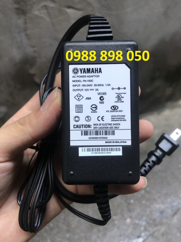 ADAPTER-NGUỒN 12V Cho Đàn Organ Yamaha