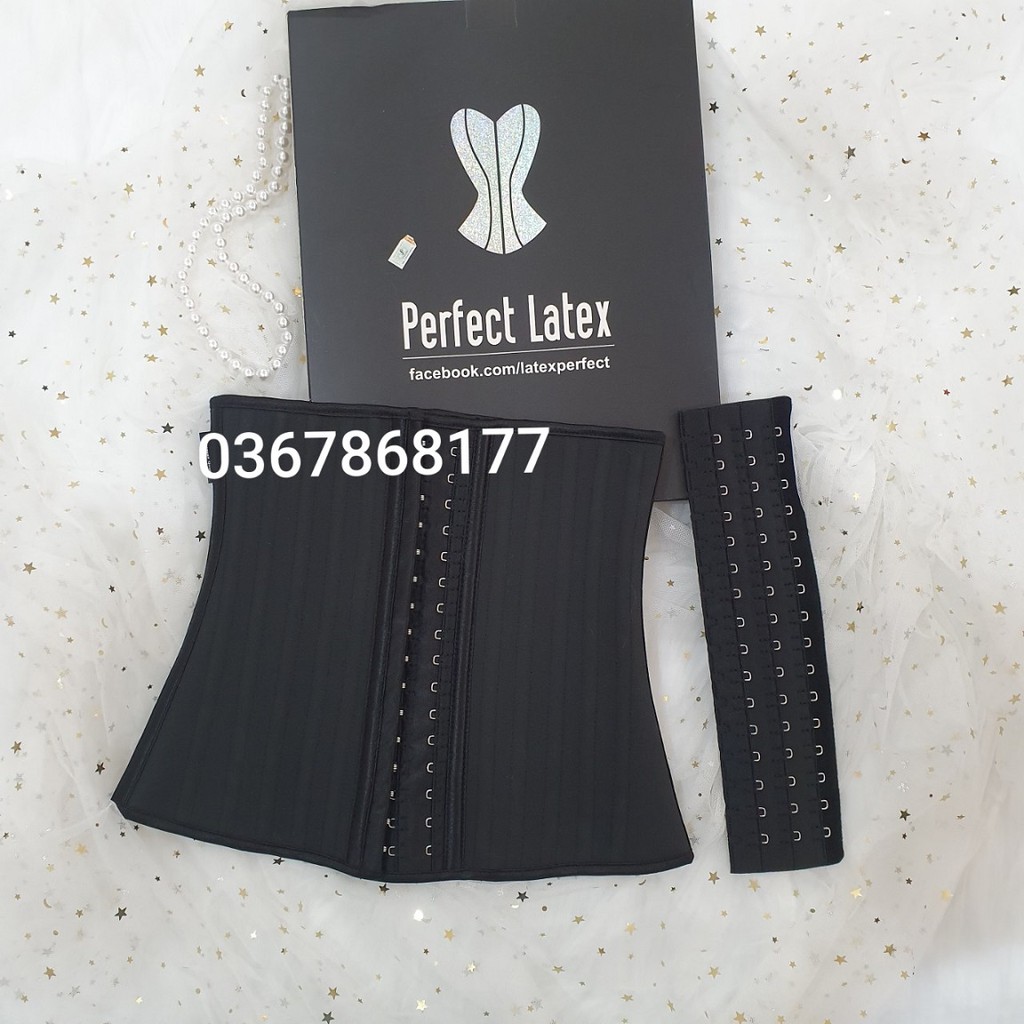 (Kèm nới) Đai nịt bụng latex 25 xương