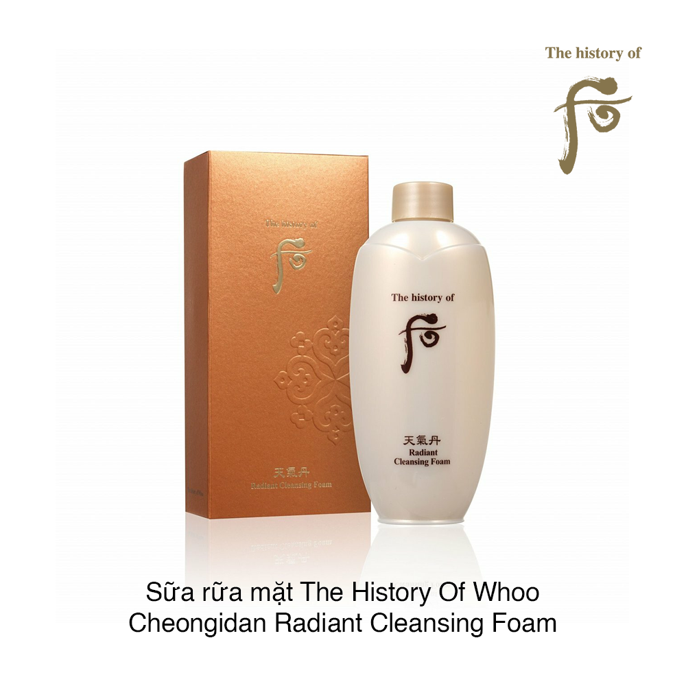 [Có tem chính hãng] Sữa rửa mặt Whoo Cheongidan Cleansing Foam 200ml