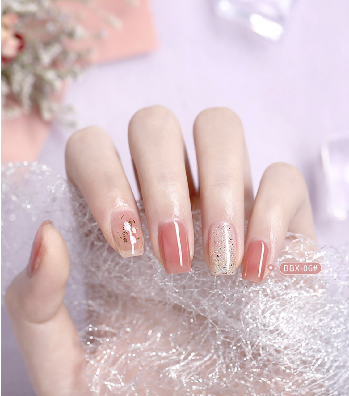 Sơn Gel Thạch AS Chai Đen Mã BBX 15ml