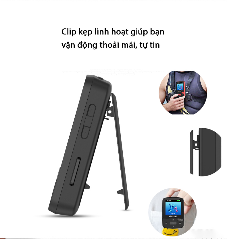 Máy nghe nhạc thể thao RUIZU X50 có Bluetooth