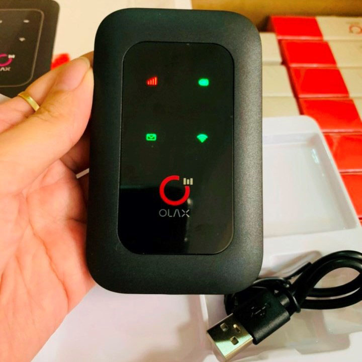 Cục phát wifi di động từ sim- Củ phát wifi Olax 4G Mobile WiFi thịnh hành-nhanh như Chớp- Bộ phát wifi chuyên lắp đặt cho xe ôtô