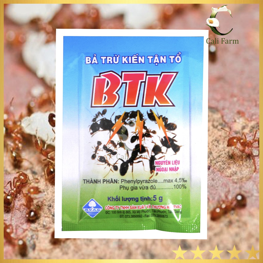Bả diệt kiến BTK - diệt kiến tận ổ dạng bột cho ăn tiện dụng