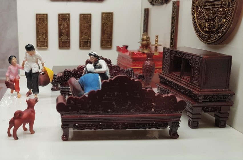 Tủ chè mô hình trang trí tiểu cảnh.