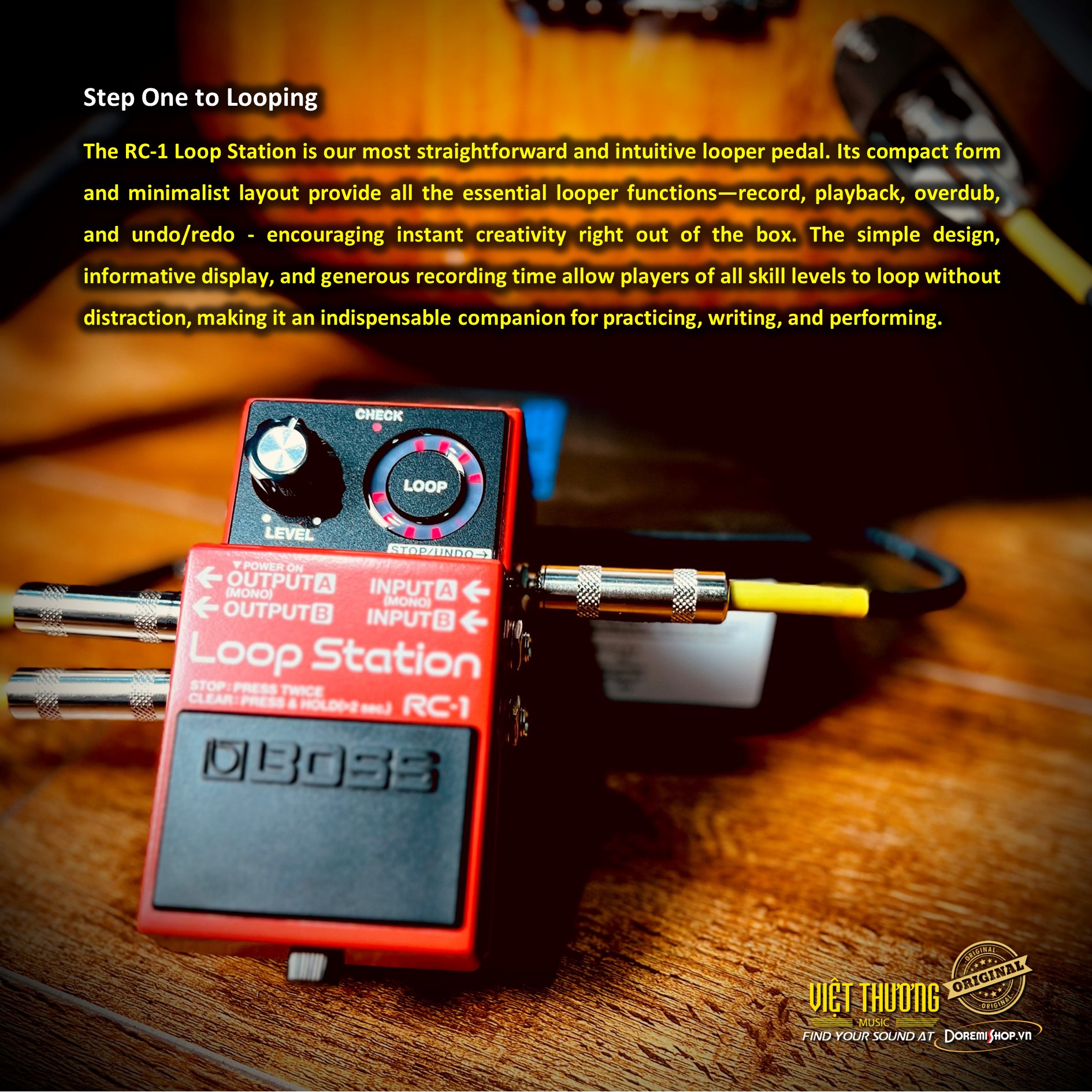 BOSS LOOPER Pedal RC-1