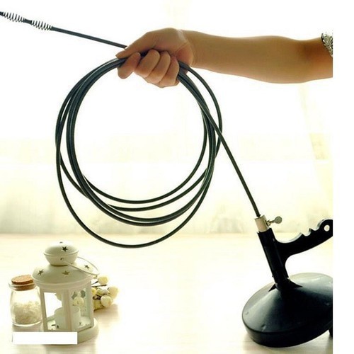 Dây thông cống dài 5m, dụng cụ thông cống thông minh