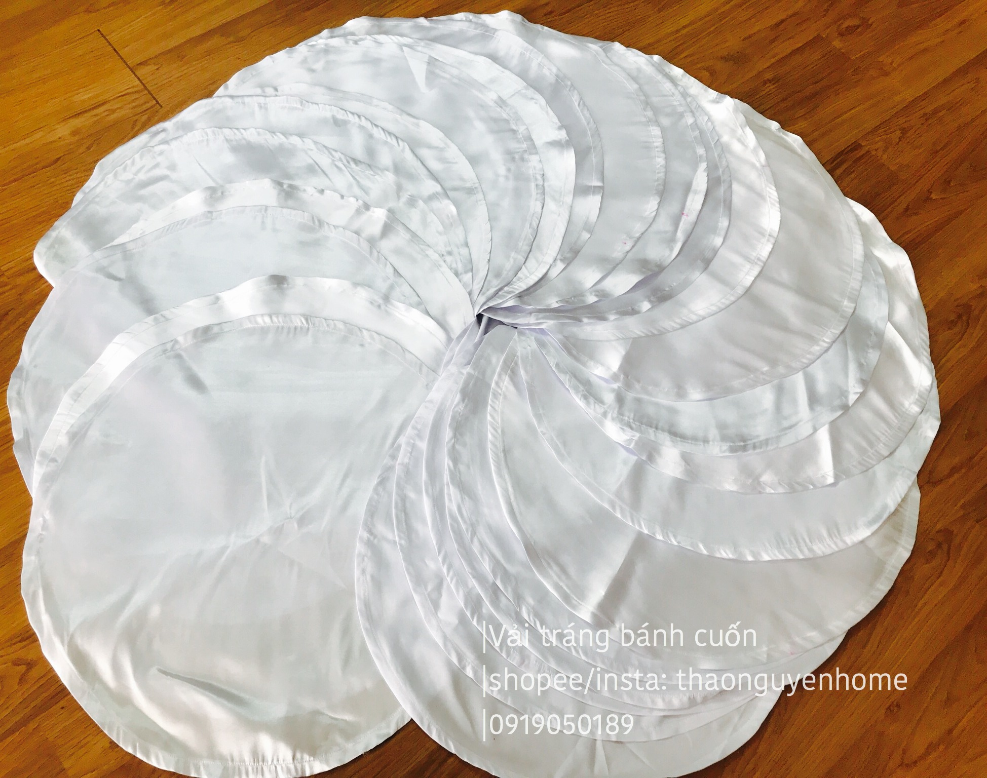Vải tráng bánh cuốn 45cm