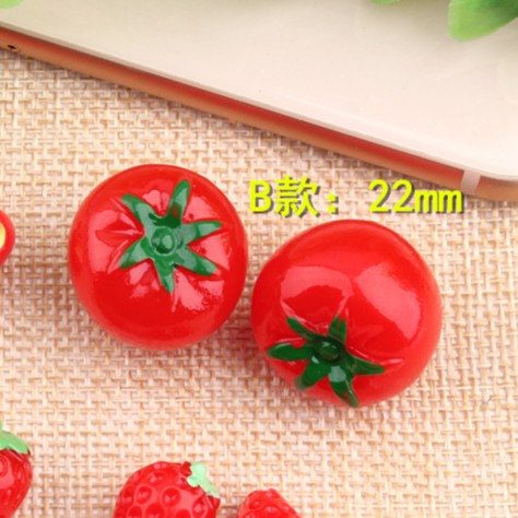 Cà Chua Trái Phụ Kiện Trang Trí Charm Slime [1 cái ]