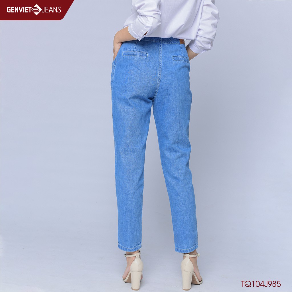 Quần dài jeans nữ TQ104J985 GENVIET