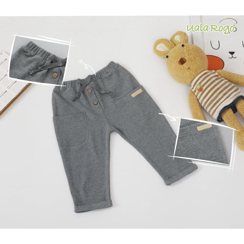 Quần Dài Jogger Nỉ Bé Trai UalaRogo