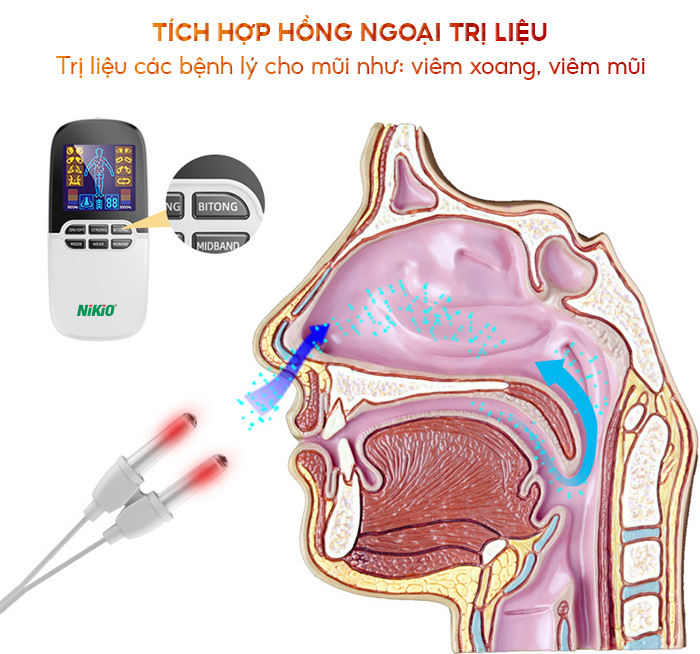 Máy Massage Xung Điện 8 Miếng Dán Nikio NK-102