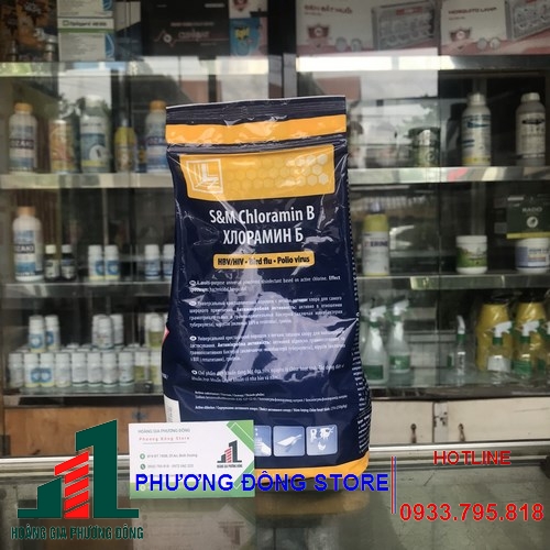 Hóa chất sát khuẩn S&M Chloramin B(Tiệp) -1kg