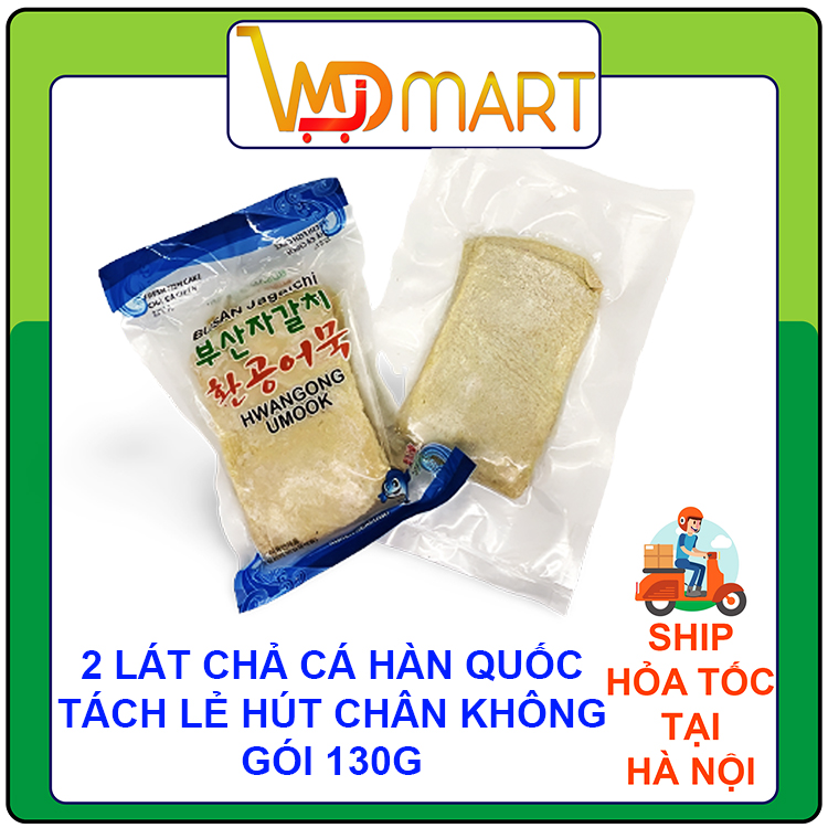 Chả cá Hàn quốc dạng lát gồm 2 lát 130g