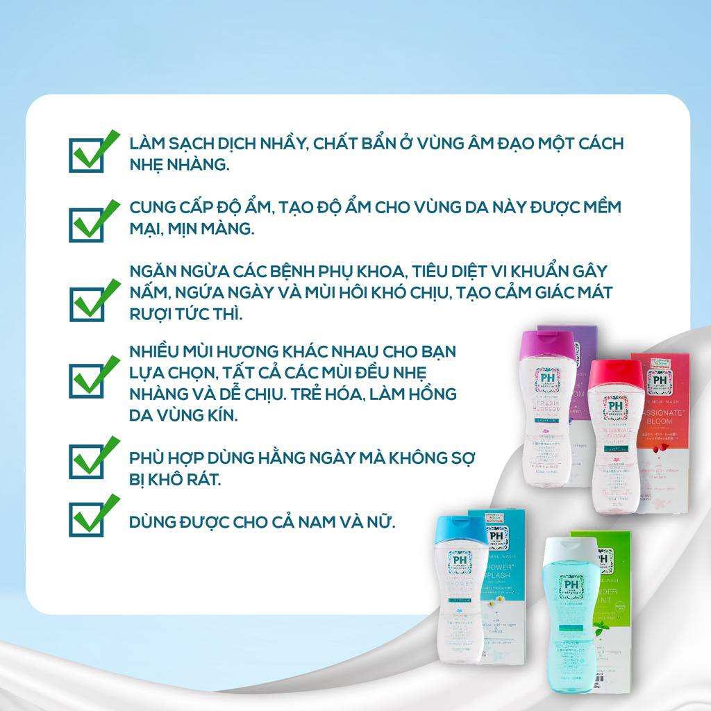 Dung Dịch Vệ Sinh Phụ Nữ PH Care Nhật Bản 150ml